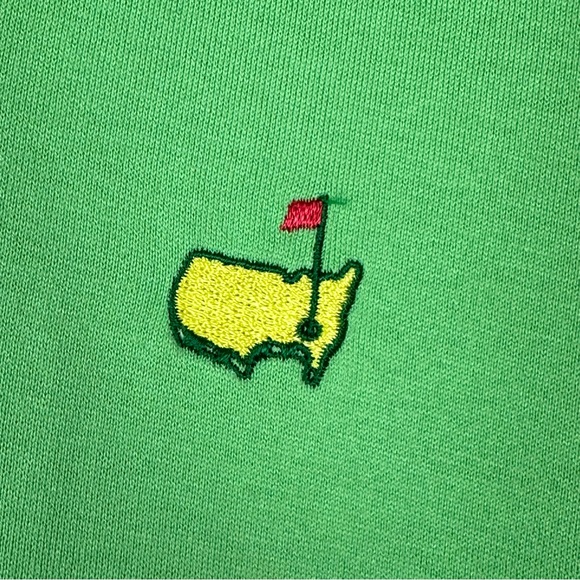 Magnolia Lane Collection Masters Golf Kelly Green Logo Polo Pima Cotton Top XL - Picture 5 of 10